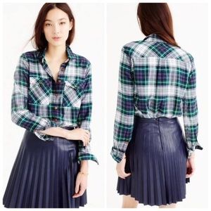 J.Crew Boyfriend Flannel Shirt in Ridge Plaid Size 16
